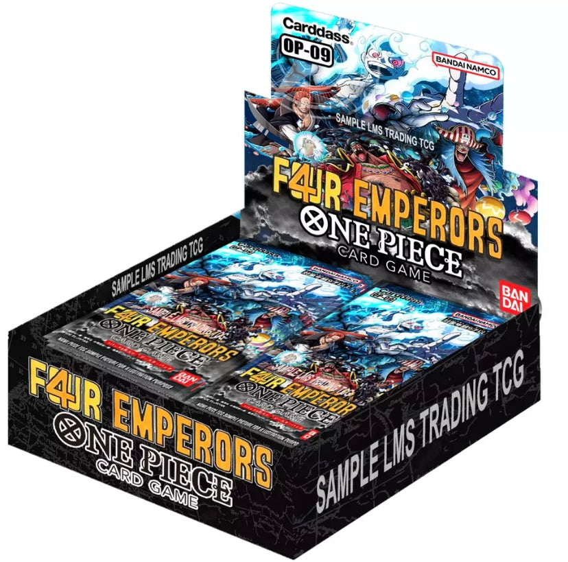 One Piece Card Game The Four Emperors OP-09 Display (24 Booster Packs) Englisch