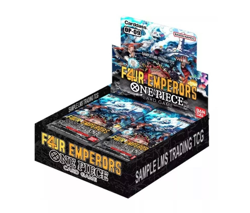One Piece Card Game The Four Emperors OP-09 Display (24 Booster Packs) Englisch