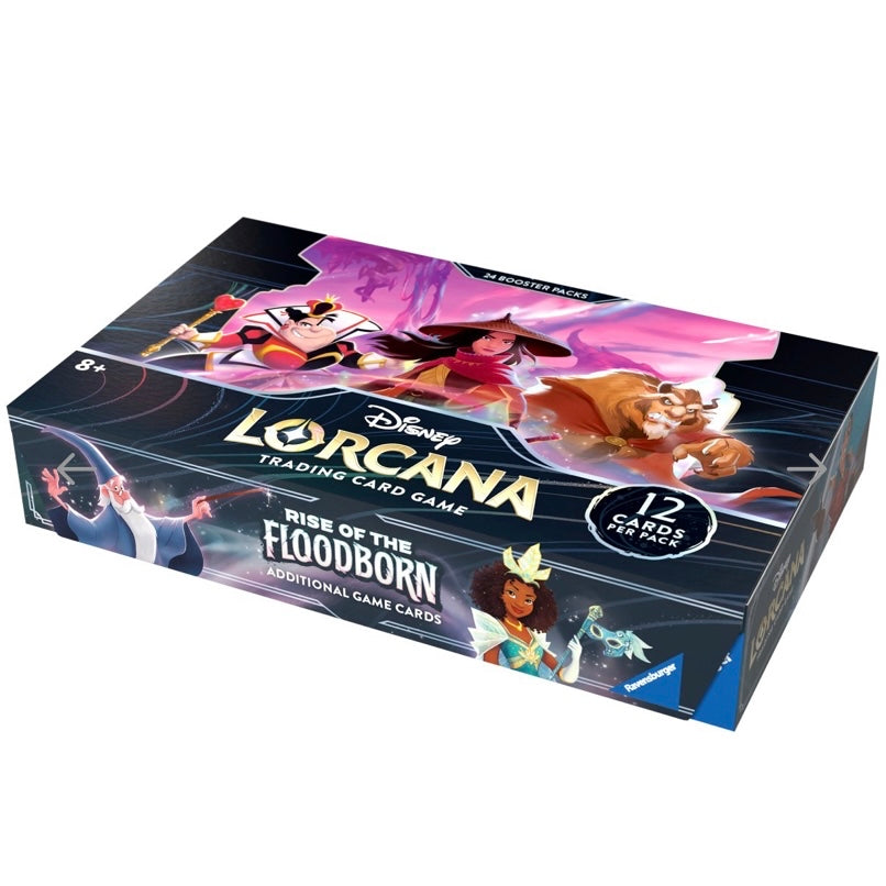 Disney Lorcana Trading Card Game Rise of the Floodborn Display (24 Booster Packs) Englisch
