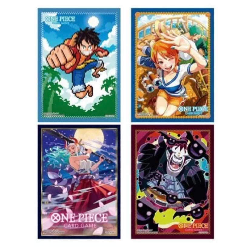 One Piece Card Game Card Sleeves Bundle (4 Artworks)