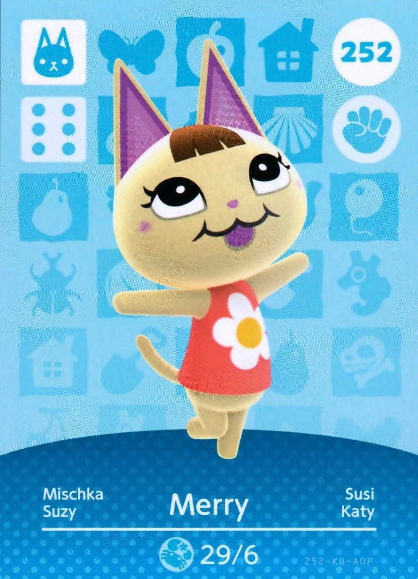 Animal Crossing Amiibo Karte Mischka 252