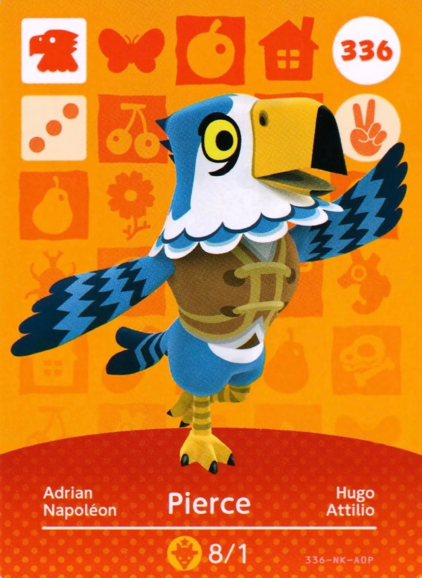 Animal Crossing Amiibo Karte Adrian 336