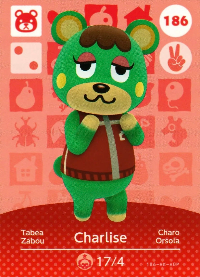 Animal Crossing Amiibo Karte Tabea 186