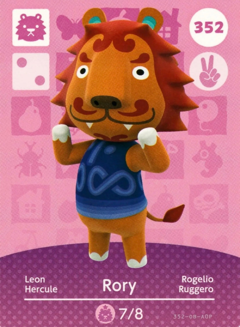 Animal Crossing Amiibo Karte Leon 352
