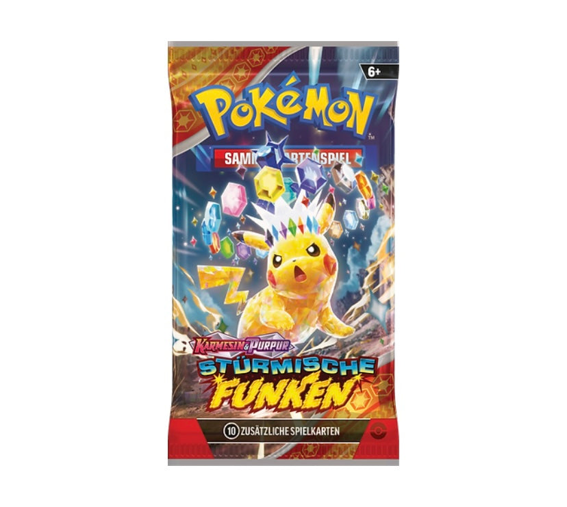 Pokémon Stürmische Funken Booster Pack - Deutsch (Vorbestellung)