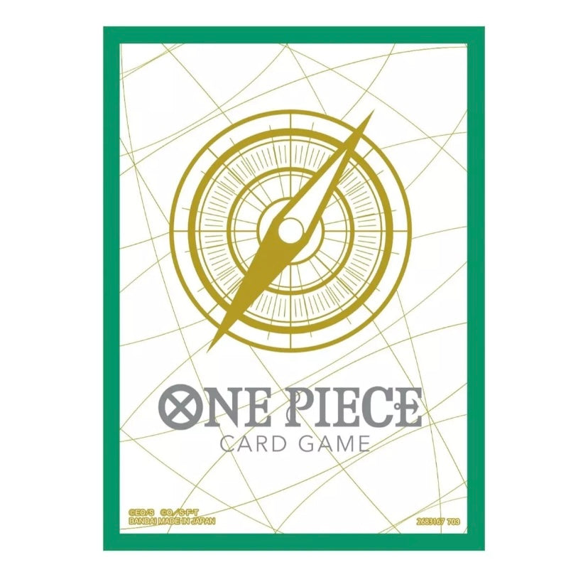 One Piece Card Game Sleeves Standard Grün Kartenhüllen (70 Stück)