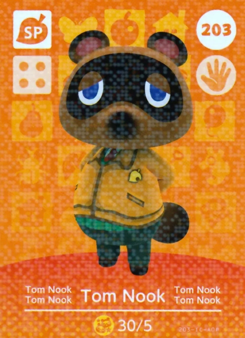 Animal Crossing Amiibo Karte Tom Nook 203