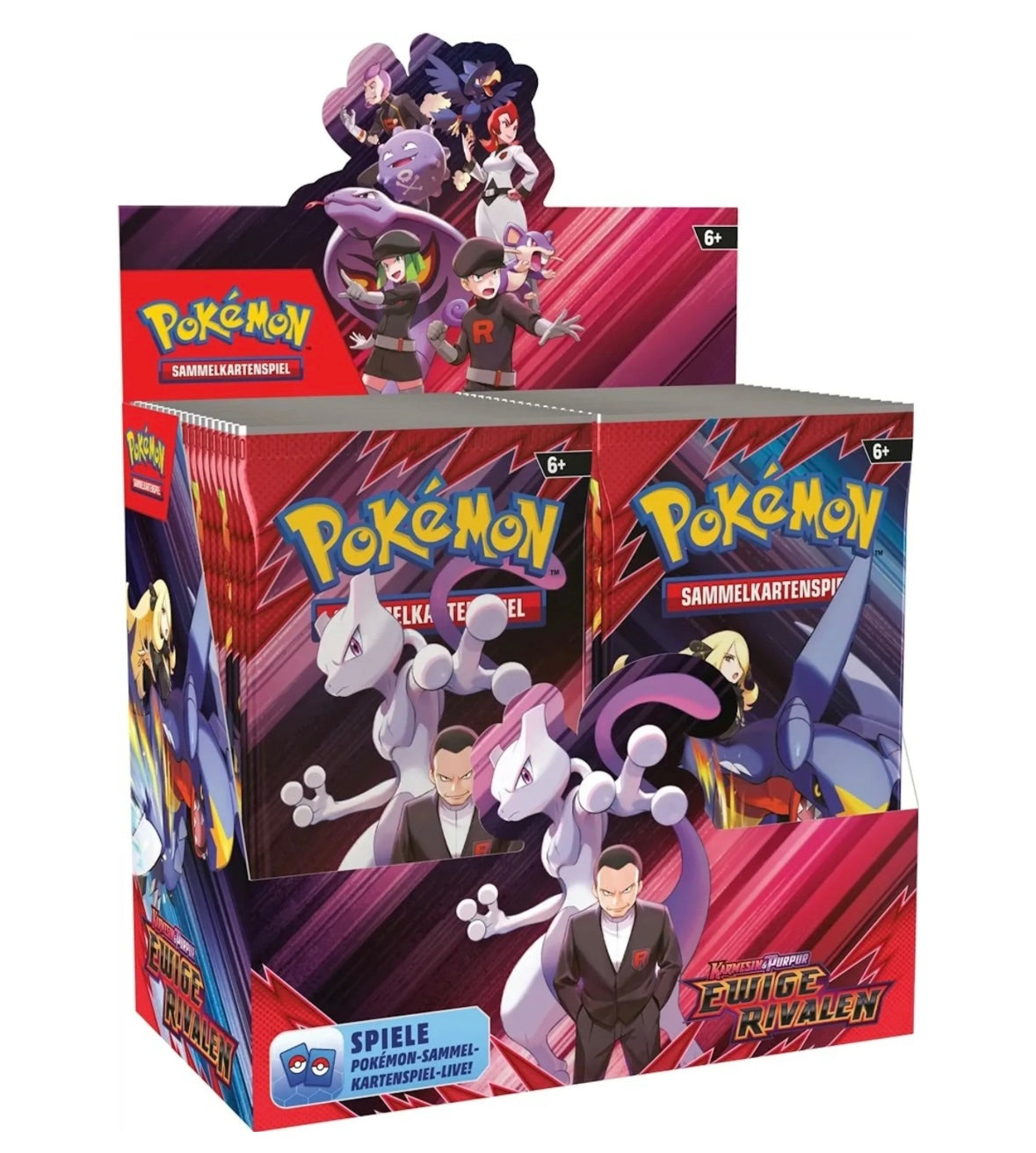 POKÉMON KARMESIN & PURPUR KP10 – EWIGE RIVALEN BOOSTER-DISPLAY -DEUTSCH