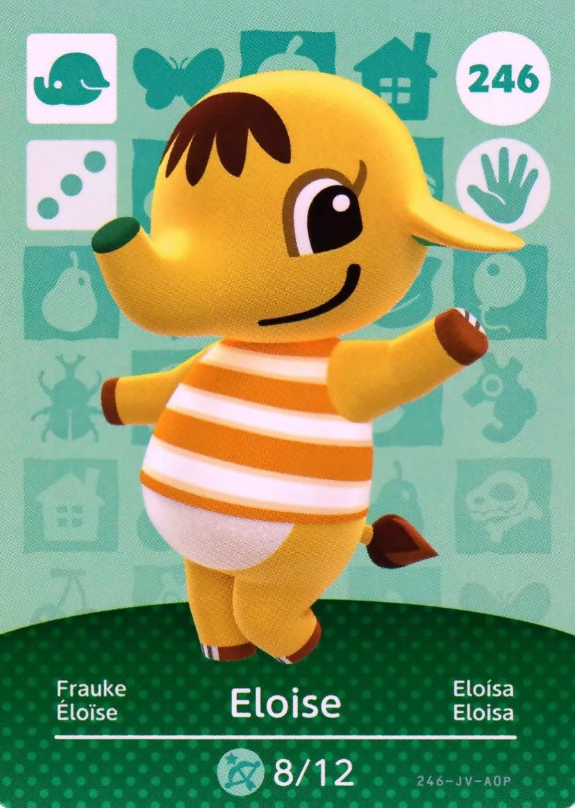 Animal Crossing Amiibo Karte Frauke 246