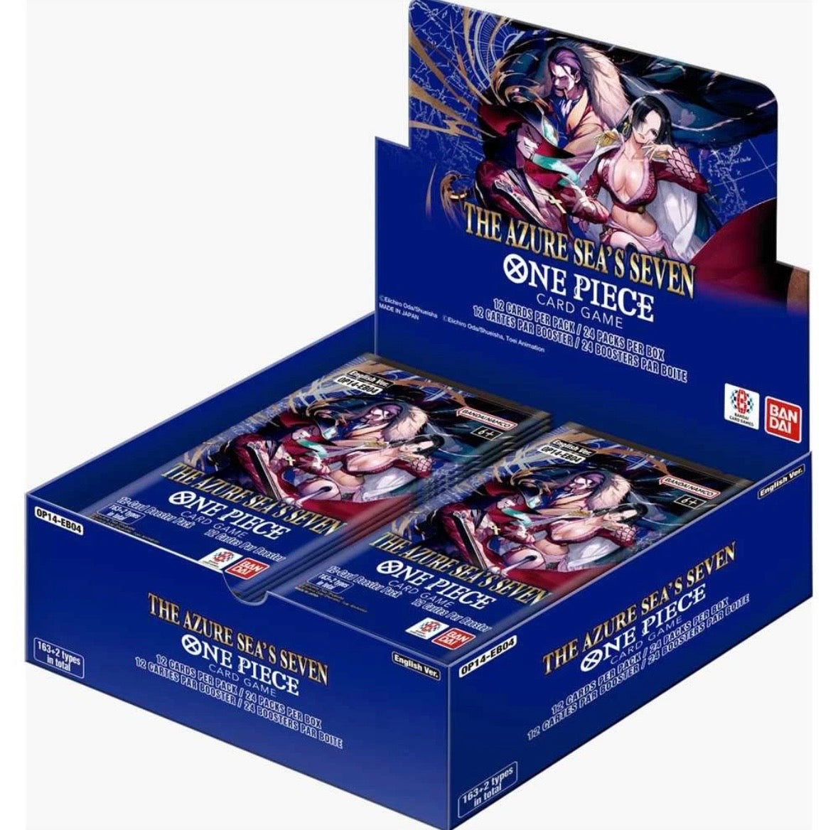One Piece Card Game - The Azure Sea‘s Seven Display OP-14 - Englisch