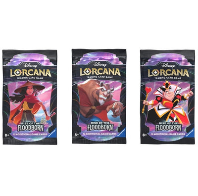Disney Lorcana Trading Card Game Rise of the Floodborn Display (24 Booster Packs) Englisch