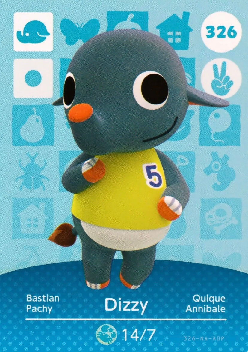 Animal Crossing Amiibo Karte Bastian 326