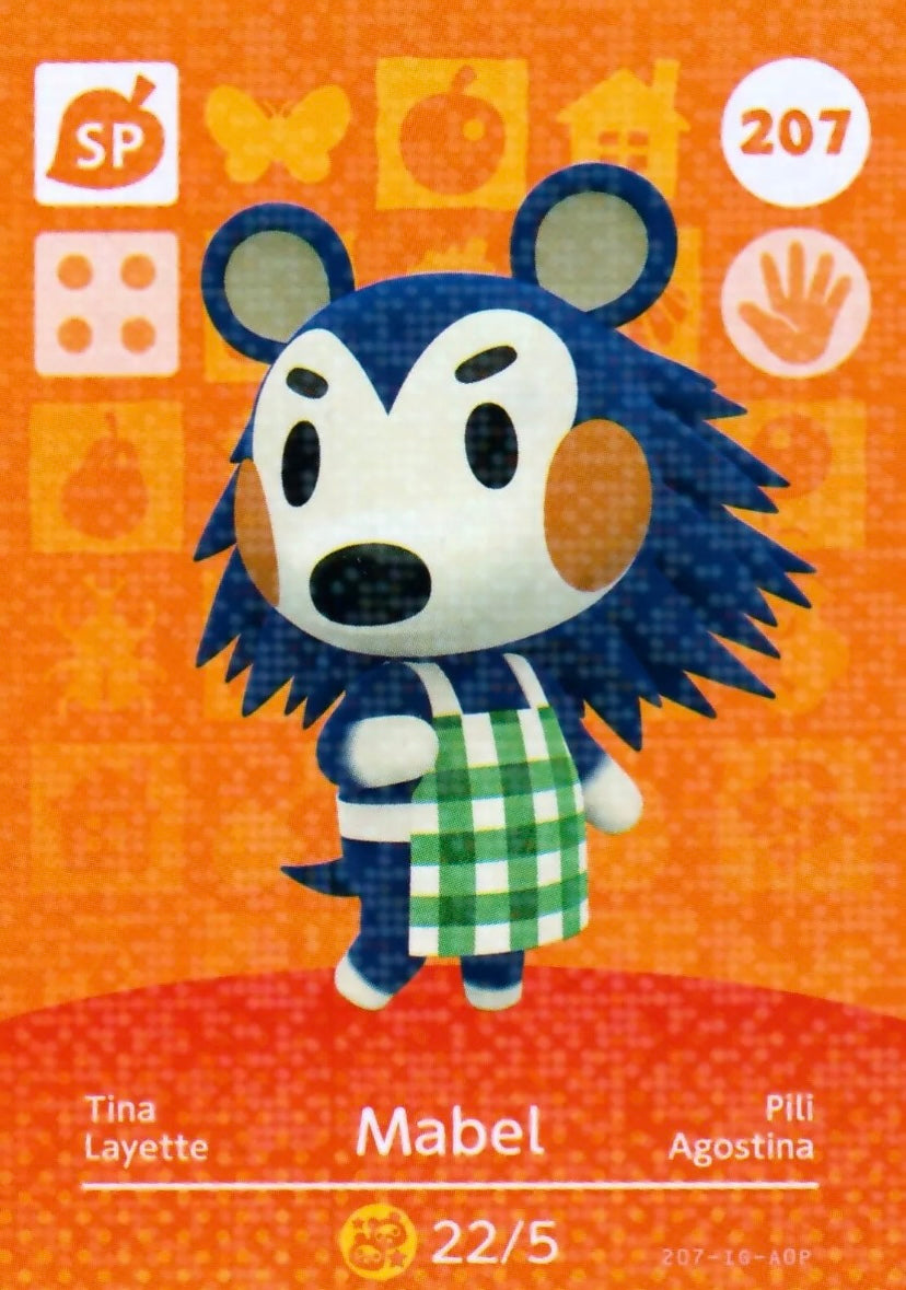 Animal Crossing Amiibo Karte Tina 207