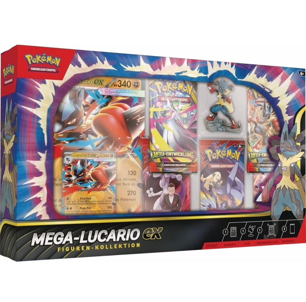 Pokémon Mega Lucario EX Figuren Kollektion - Deutsch