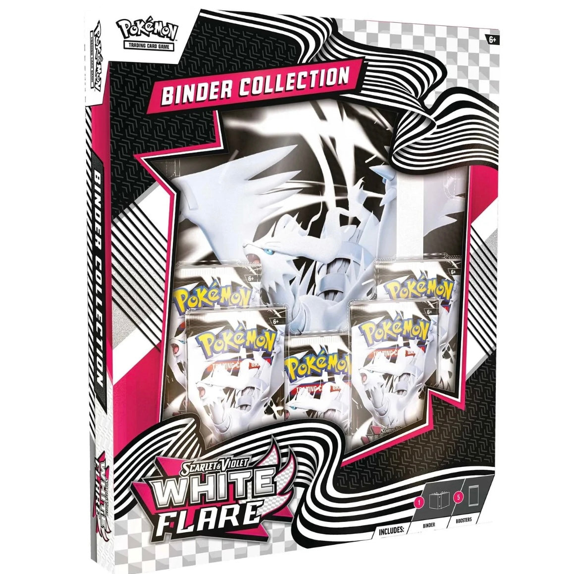 Pokémon Scarlet & Violet White Flare Binder Collection – SV 10.5 – Englisch
