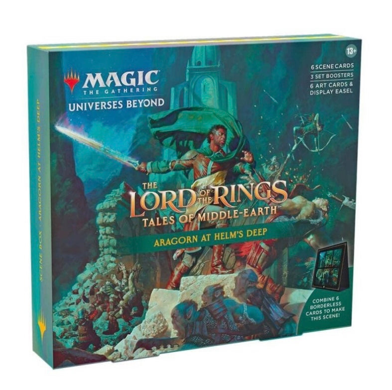 The Lord of the Rings: Tales of Middle Earth Holiday Scene Box Aragorn at Helm's Deep ENG