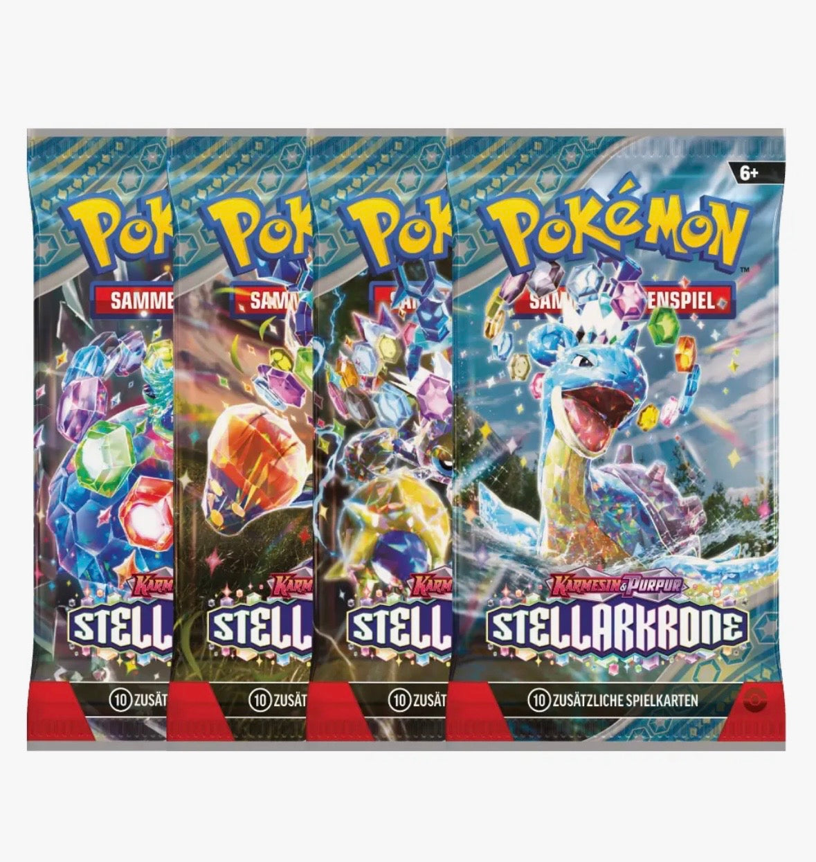Pokémon Karmesin & Purpur Stellarkrone Booster Pack - Deutsch