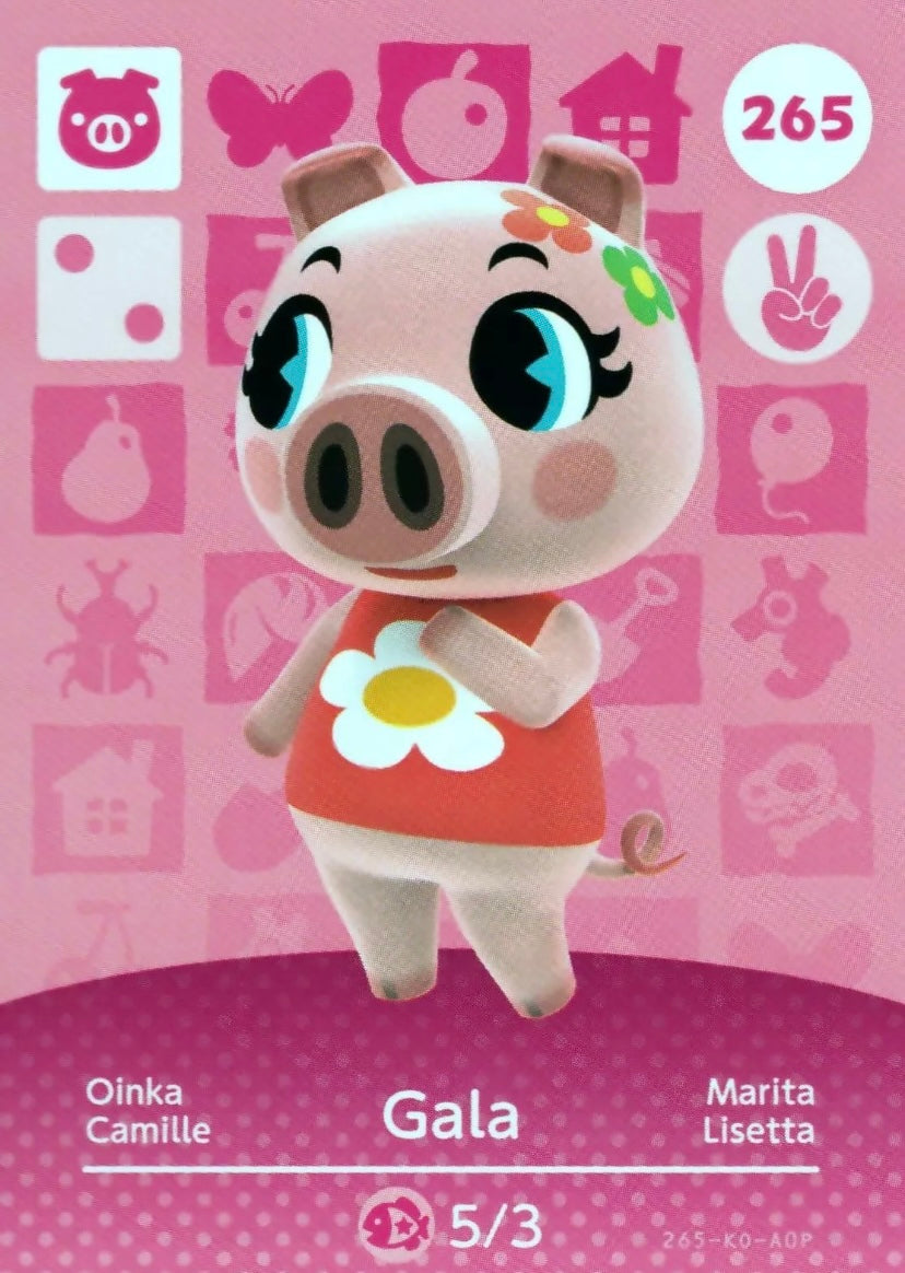 Animal Crossing Amiibo Karte Oinka 265