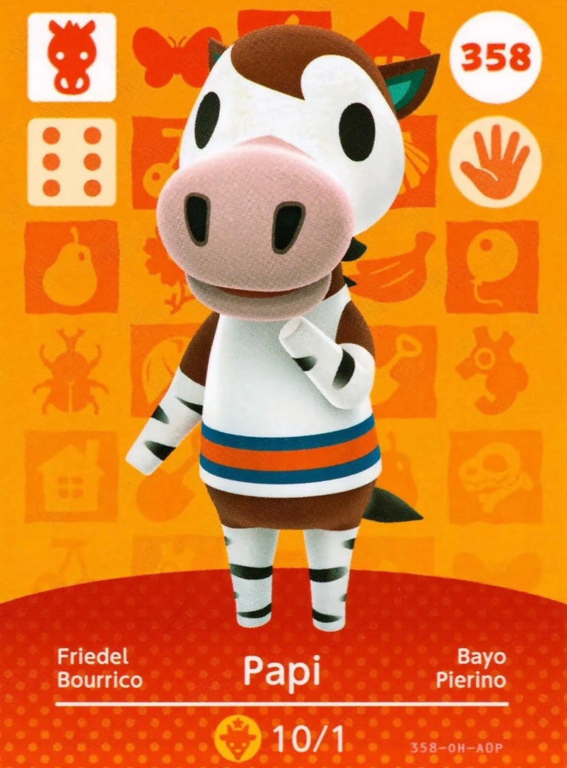 Animal Crossing Amiibo Karte Friedel 358