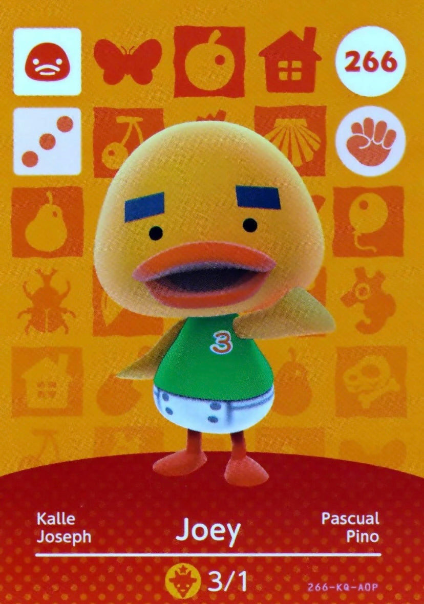 Animal Crossing Amiibo Karte Kalle 266