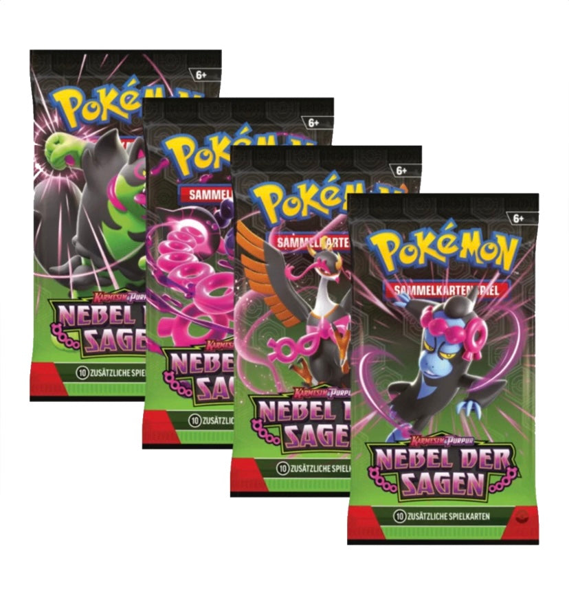 Pokémon Karmesin&Purpur Nebel der Sagen Booster Pack Deutsch