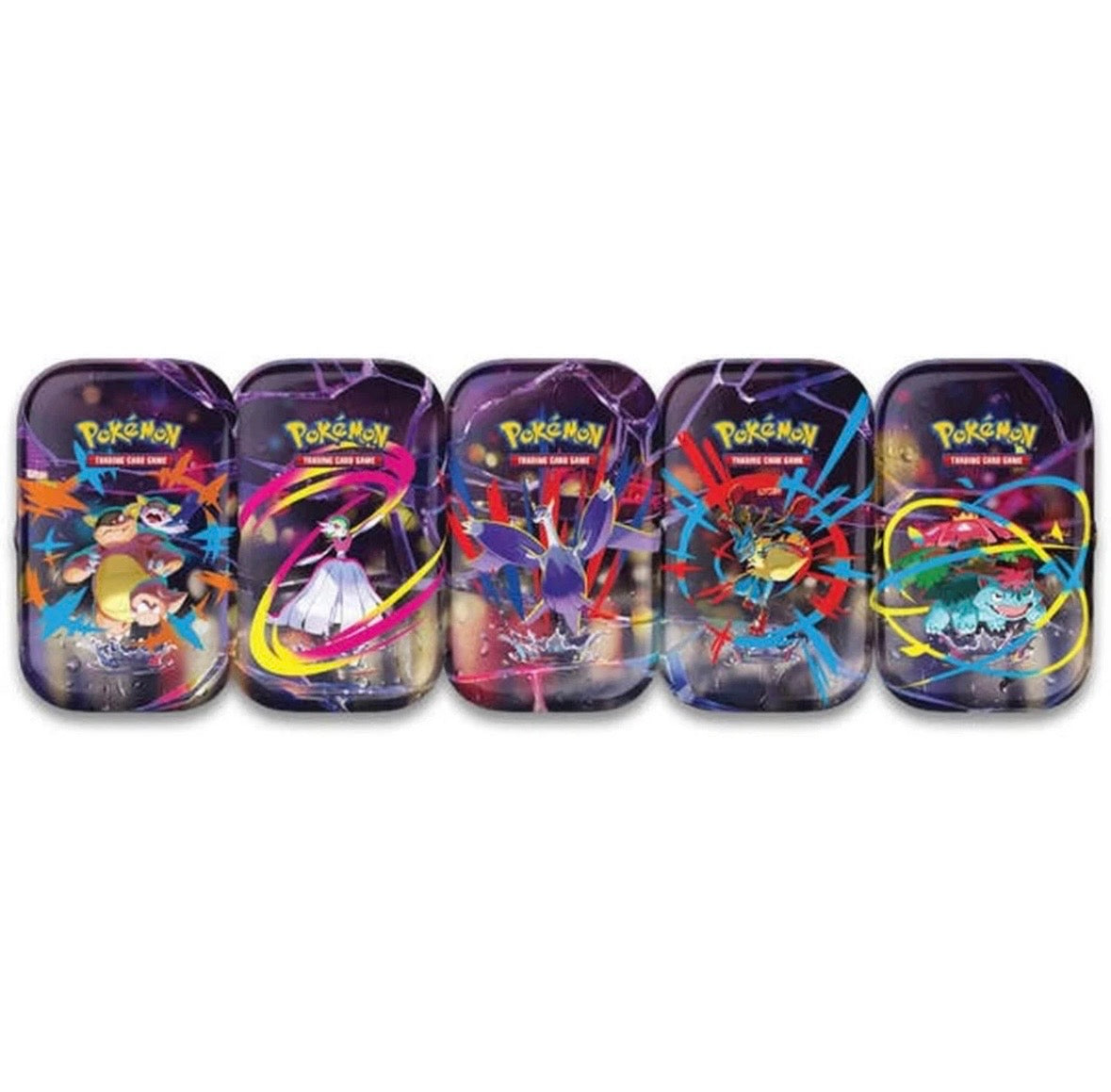 Pokémon Mega Entwicklung Mini Tin Display (10 Mini Tins) - Deutsch