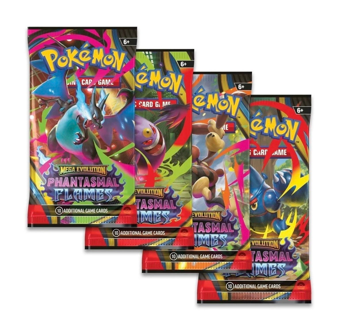 Pokémon Mega Evolution Phantasmal Flames Display (36 Booster Packs) - Englisch
