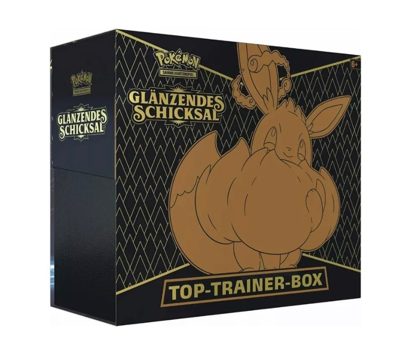 Pokémon Glänzendes Schicksal Top Trainer Box Deutsch