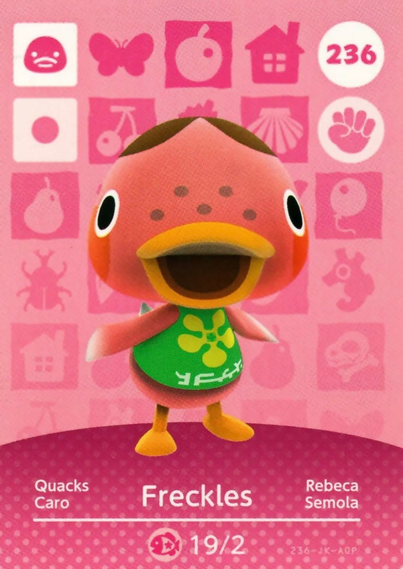 Animal Crossing Amiibo Karte Quacks 236