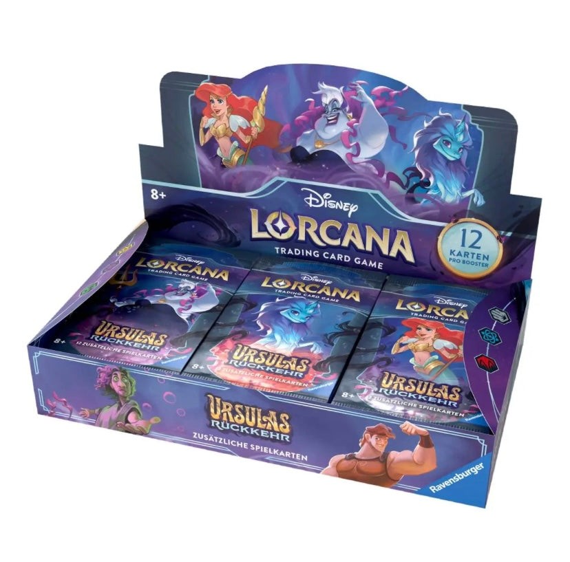 Disney Lorcana Ursulas Rückkehr Booster Display (24 Packs) DE