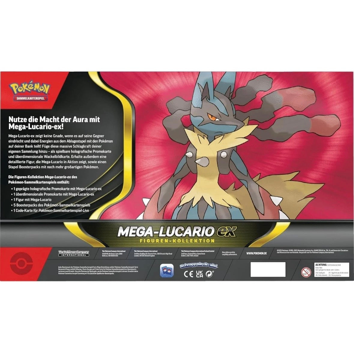 Pokémon Mega Lucario EX Figuren Kollektion - Deutsch