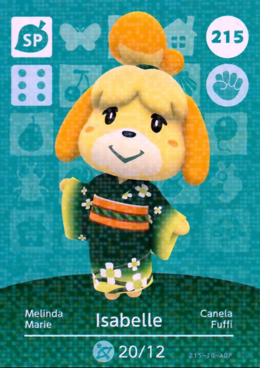 Animal Crossing Amiibo Karte Melinda 215