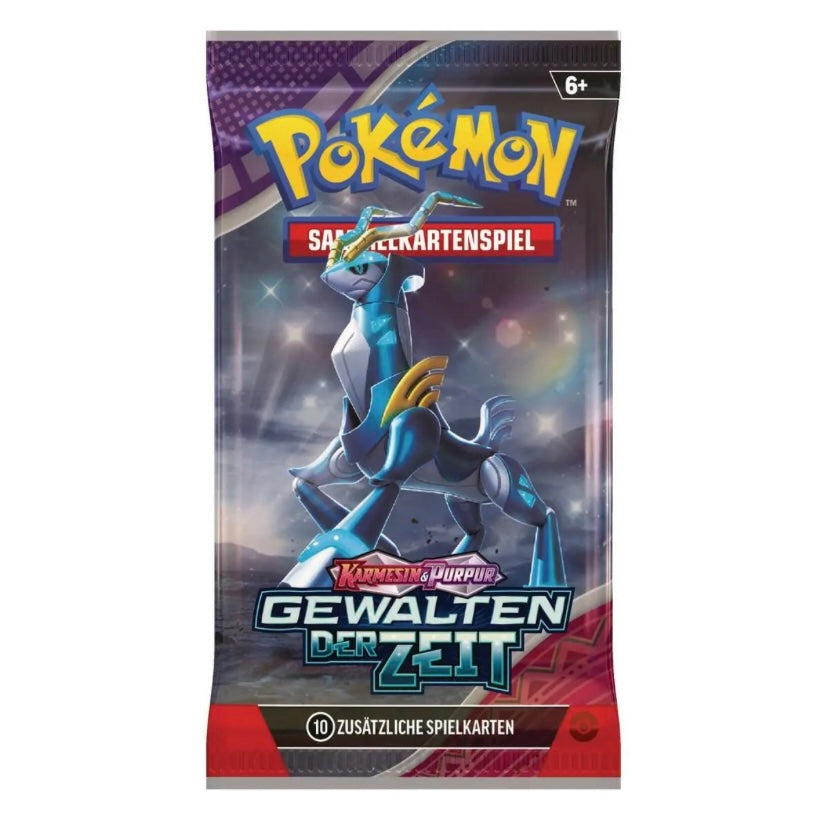 Pokémon Karmesin & Purpur Gewalten der Zeit Booster Pack Deutsch