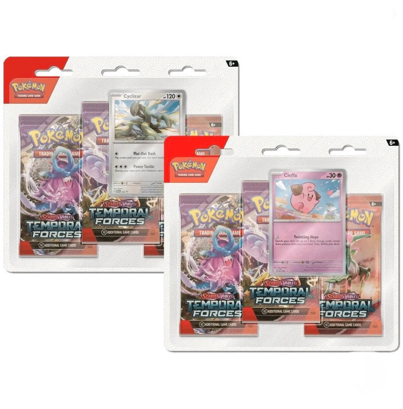 Pokémon Temporal Forces 3 Pack Blister ENG