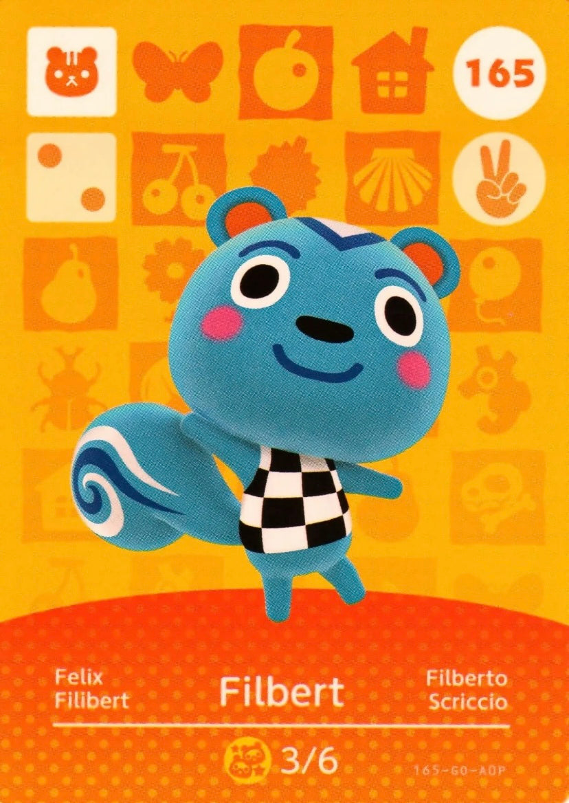 Animal Crossing Amiibo Karte Felix 165