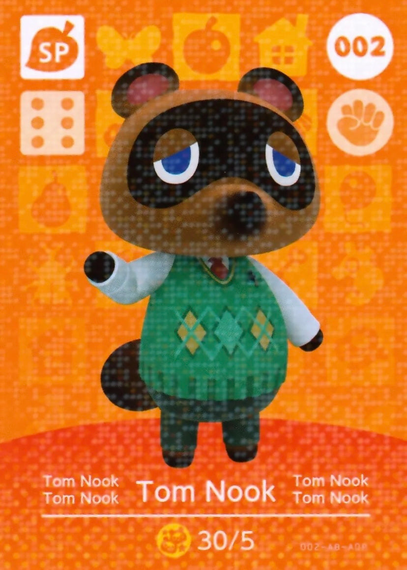 Animal Crossing Amiibo Karte Tom Nook 002