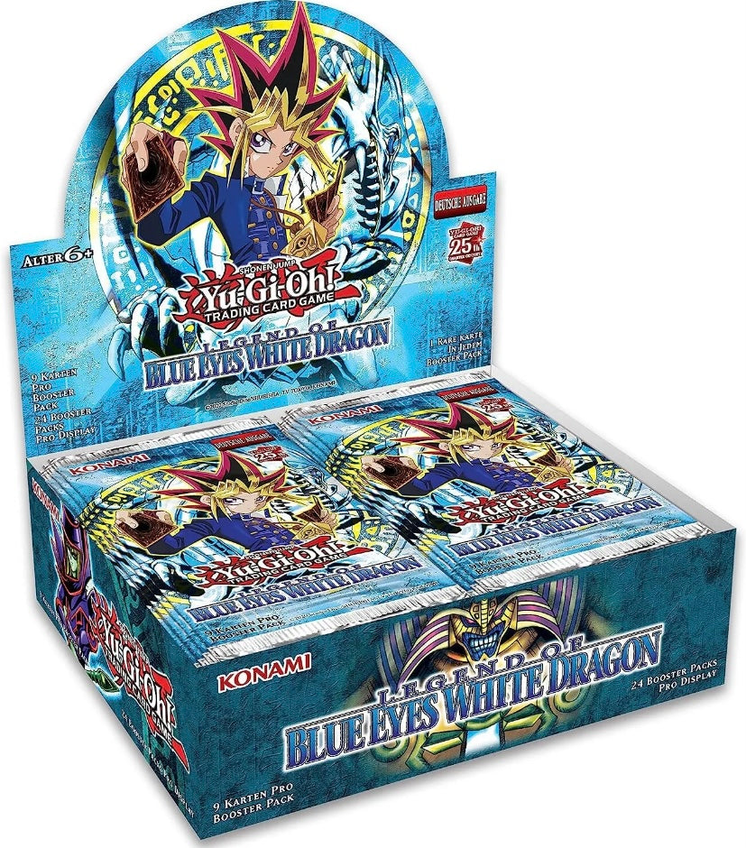 Yu-Gi-Oh! Legend of Blue Eyes White Dragon Display 25th Anniversary Edition Englisch