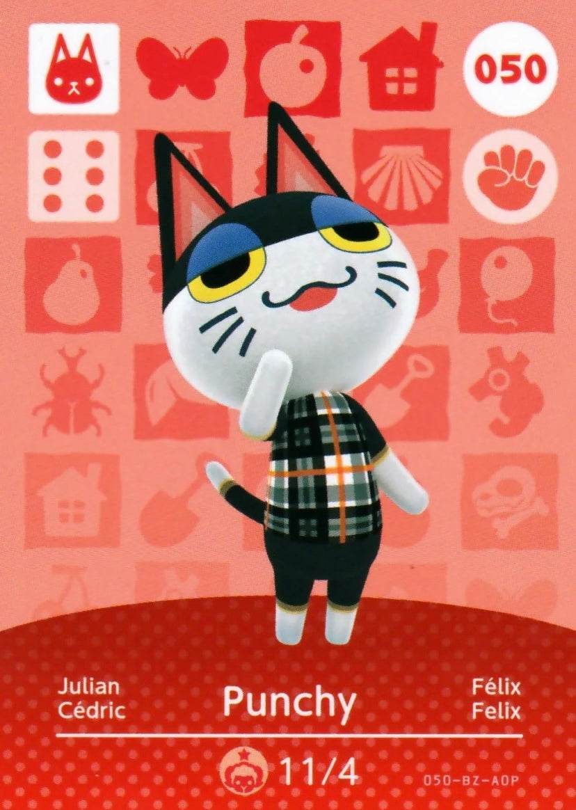 Animal Crossing Amiibo Karte Julian 050