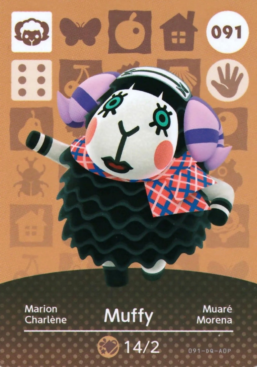 Animal Crossing Amiibo Karte Marion 091