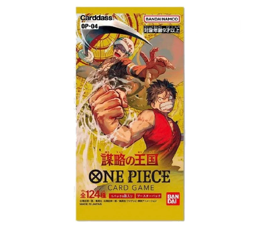 One Piece Card Game Kingdoms of Intrigue OP-04 Booster Pack Japanisch