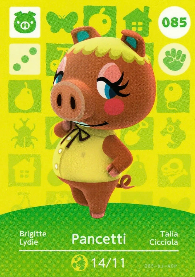 Animal Crossing Amiibo Karte Brigitte 085