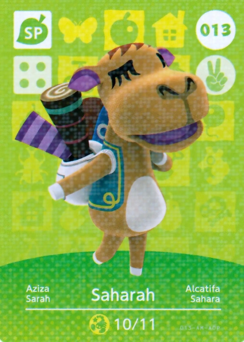 Animal Crossing Amiibo Karte Aziza 013