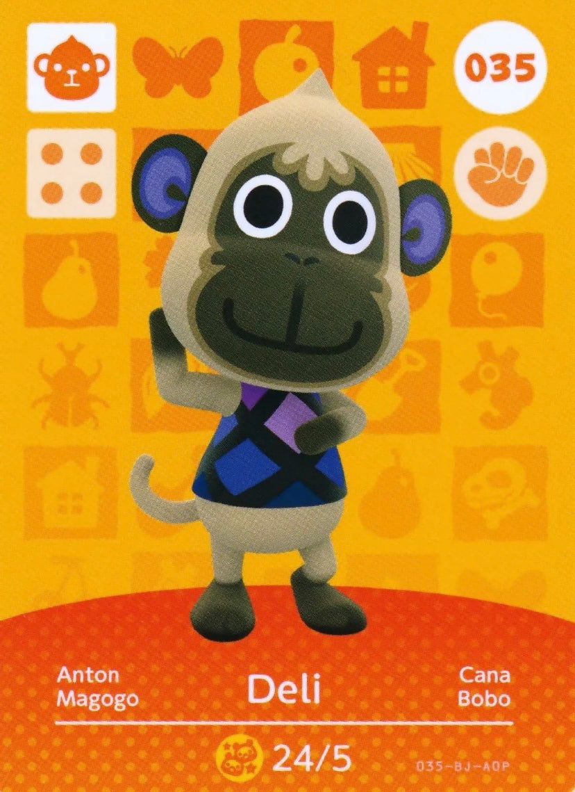 Animal Crossing Amiibo Karte Anton 035