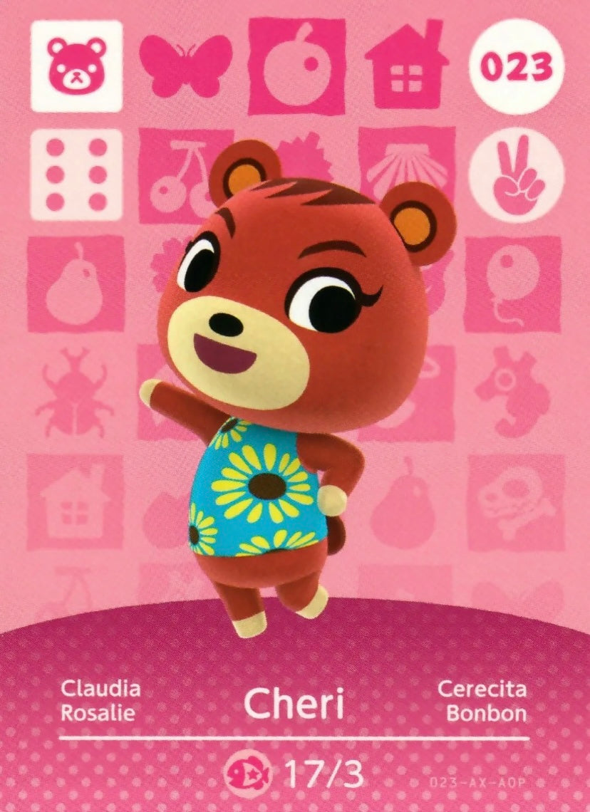 Animal Crossing Amiibo Karte Claudia 023