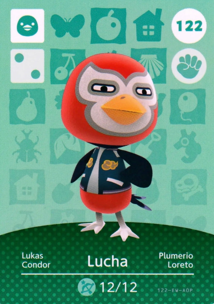 Animal Crossing Amiibo Karte Lukas 122