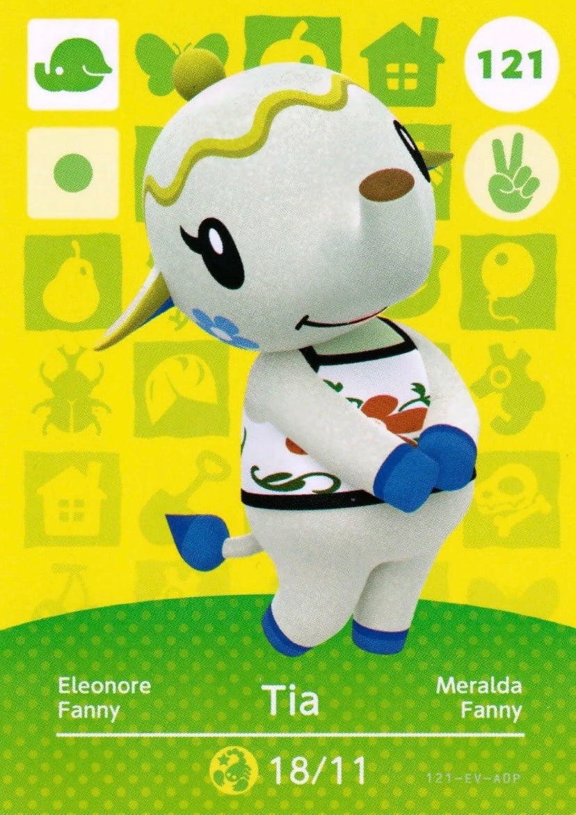 Animal Crossing Amiibo Karte Eleonore 121