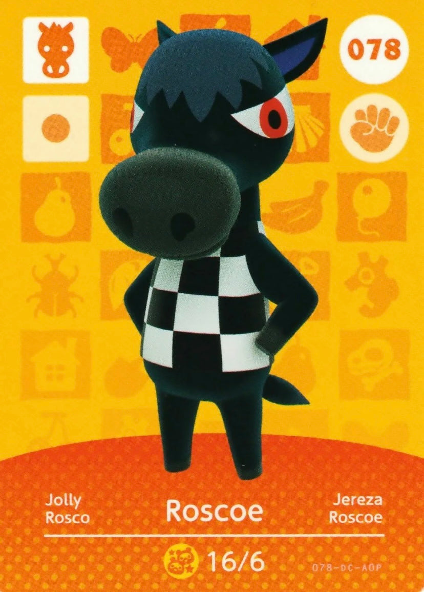 Animal Crossing Amiibo Karte Jolly 078