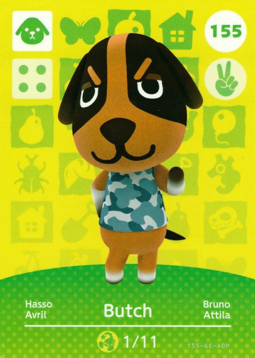 Animal Crossing Amiibo Karte Hasso 155