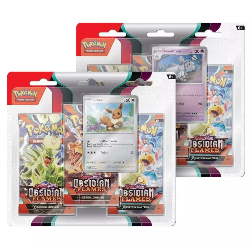 Pokémon Obsidian Flammen 3-Pack Blister DE