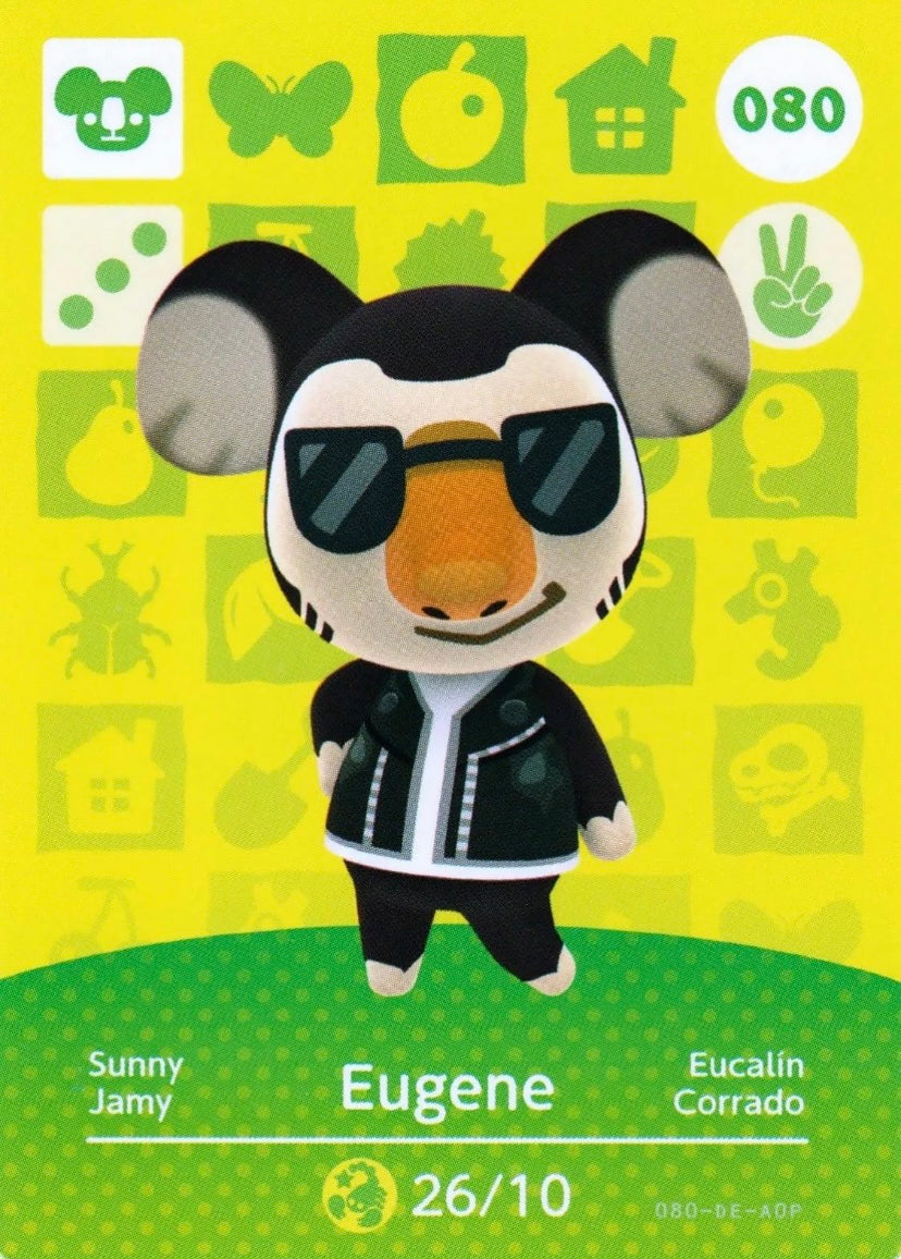 Animal Crossing Amiibo Karte Sunny 080